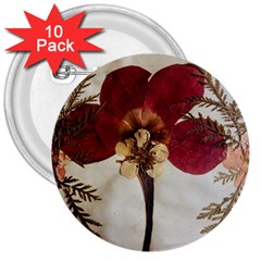 Holy Land Flowers 1 3  Buttons (10 Pack)  by DeneWestUK
