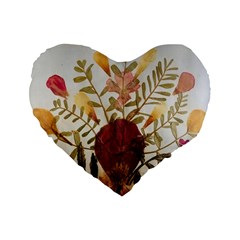 Holy Land Flowers 5 Standard 16  Premium Heart Shape Cushions