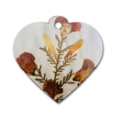 Holy Land Flowers 8 Dog Tag Heart (one Side) by DeneWestUK