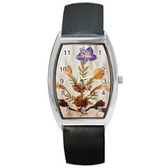 Holy Land Flowers 11 Barrel Style Metal Watch by DeneWestUK