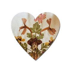Holy Land Flowers 12 Heart Magnet by DeneWestUK