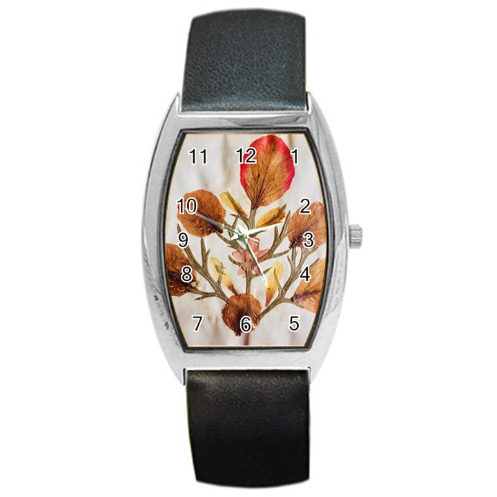 Holy Land Flowers 14 Barrel Style Metal Watch