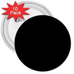 Define Black 3  Buttons (10 pack) 