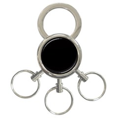 Define Black 3-ring Key Chains by TRENDYcouture