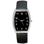 Define Black Barrel Style Metal Watch