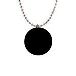 Define Black 1  Button Necklace