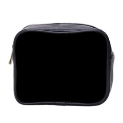 Define Black Mini Toiletries Bag (two Sides) by TRENDYcouture