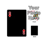 Define Black Playing Cards 54 (Mini) Front - HeartQ