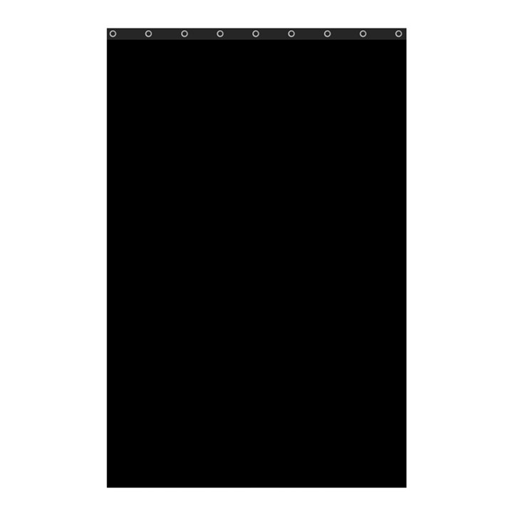 Define Black Shower Curtain 48  x 72  (Small) 