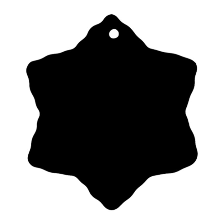 Define Black Ornament (Snowflake)