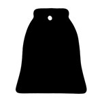 Define Black Bell Ornament (Two Sides) Back