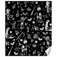 Halloween Pattern Canvas 20  X 24  by Valentinaart