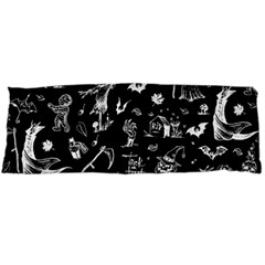 Halloween Pattern Body Pillow Case (dakimakura) by Valentinaart