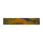 Yellow Fall leaves and Branches Flano Scarf (Mini) Front