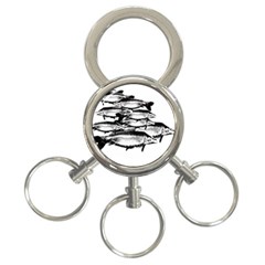 Carp Fish 3-ring Key Chains