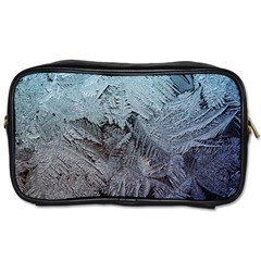Window Frost Toiletries Bag (one Side) by bloomingvinedesign