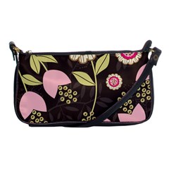 Flowers Wallpaper Floral Decoration Shoulder Clutch Bag