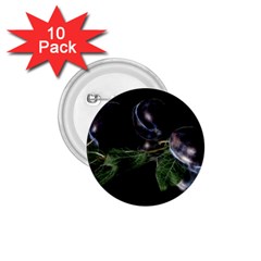 Plums Photo Art Fractalius Fruit 1 75  Buttons (10 Pack) by Sapixe