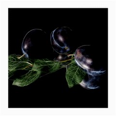 Plums Photo Art Fractalius Fruit Medium Glasses Cloth (2-side) by Sapixe