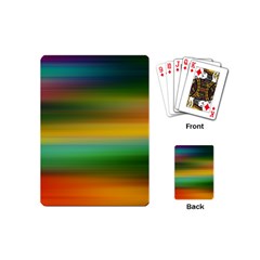 Art Blur Wallpaper Artistically Playing Cards (mini) by Sapixe