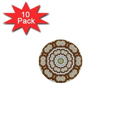 Pretty As A Flower Everywhere You Can See 1  Mini Buttons (10 Pack)  by pepitasart