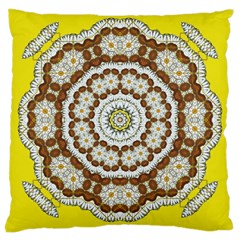 Pretty As A Flower Everywhere You Can See Large Cushion Case (one Side) by pepitasart