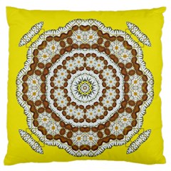 Pretty As A Flower Everywhere You Can See Standard Flano Cushion Case (two Sides) by pepitasart