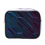 Glass Scifi Violet Ultraviolet Mini Toiletries Bag (One Side) Front