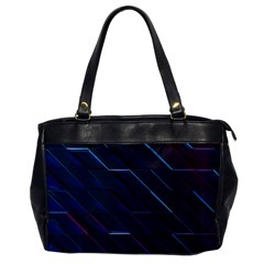 Glass Scifi Violet Ultraviolet Oversize Office Handbag by Sapixe