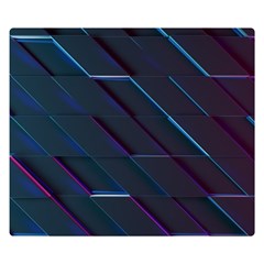 Glass Scifi Violet Ultraviolet Double Sided Flano Blanket (small)  by Sapixe