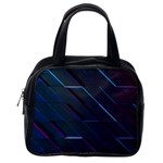 Glass Scifi Violet Ultraviolet Classic Handbag (Two Sides) Back