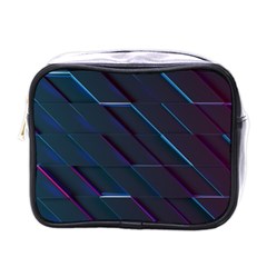 Glass Scifi Violet Ultraviolet Mini Toiletries Bag (one Side)