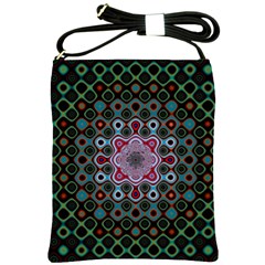 Digital Art Background Colors Shoulder Sling Bag by Sapixe