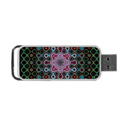 Digital Art Background Colors Portable Usb Flash (one Side)