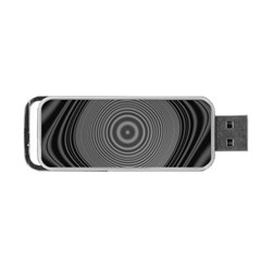 Digital Art Background Black White Portable Usb Flash (two Sides) by Sapixe