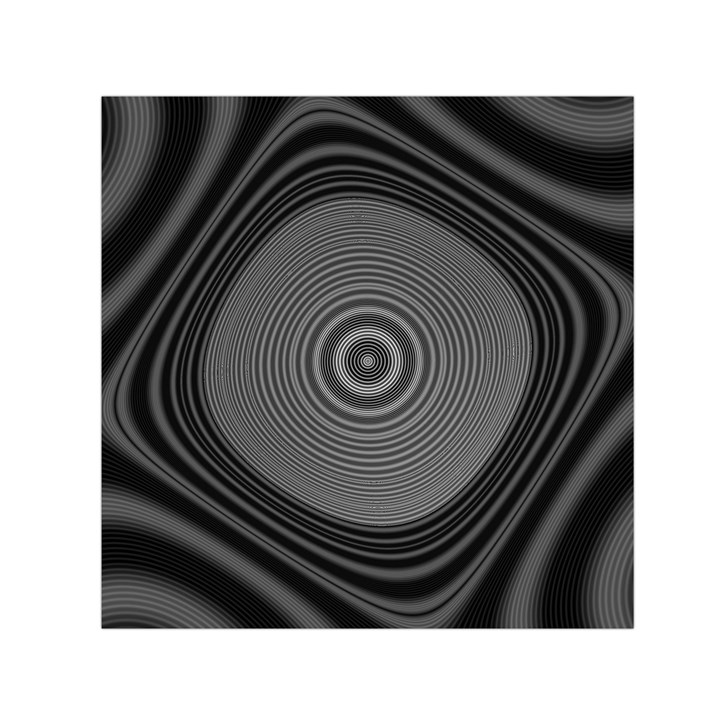 Digital Art Background Black White Small Satin Scarf (Square)