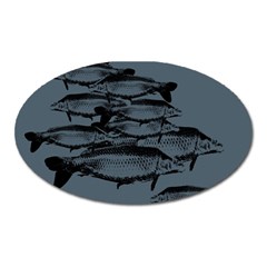 Carp Fish Oval Magnet