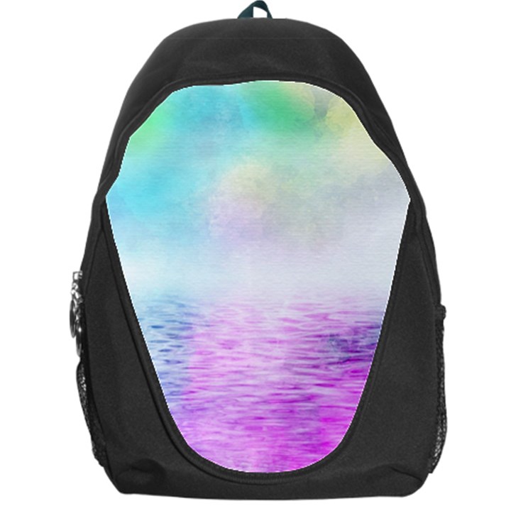 Background Art Abstract Watercolor Backpack Bag