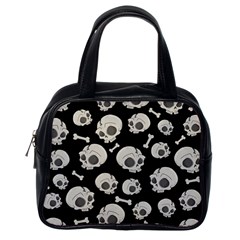 Halloween Skull Pattern Classic Handbag (one Side) by Valentinaart