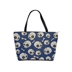 Halloween Skull Pattern Classic Shoulder Handbag by Valentinaart