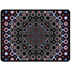 Digital Art Background Design Double Sided Fleece Blanket (large) 