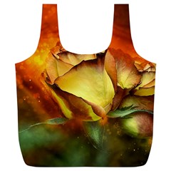Rose Flower Petal Floral Love Full Print Recycle Bag (xl) by Sapixe