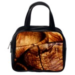 Olive Wood Wood Grain Structure Classic Handbag (One Side) Front