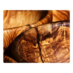 Olive Wood Wood Grain Structure Double Sided Flano Blanket (large) 