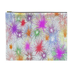 Star Dab Farbkleckse Leaf Flower Cosmetic Bag (xl)