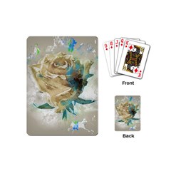 Rose Flower Petal Love Romance Playing Cards (mini) by Sapixe