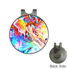 Background Drips Fluid Colorful Hat Clips With Golf Markers