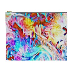 Background Drips Fluid Colorful Cosmetic Bag (xl)