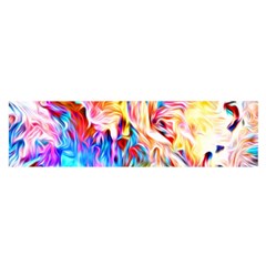 Background Drips Fluid Colorful Satin Scarf (oblong)