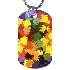 Mural Murals Graffiti Texture Dog Tag (two Sides) by Sapixe